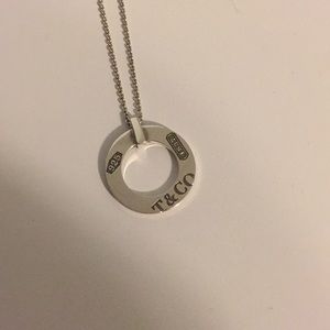 Tiffany circle pendant